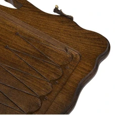 Нарды резные Орел с ручкой средние, Haleyan