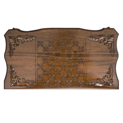 Нарды резные Собор с ручкой большие, Haleyan