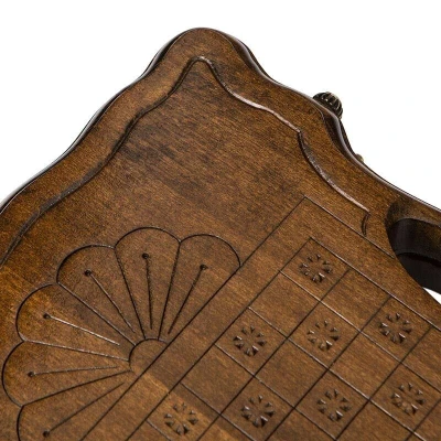 Нарды резные Тигр с ручкой мини, Haleyan