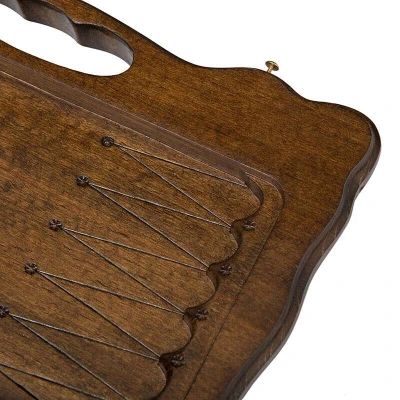 Нарды резные Тигр с ручкой мини, Haleyan