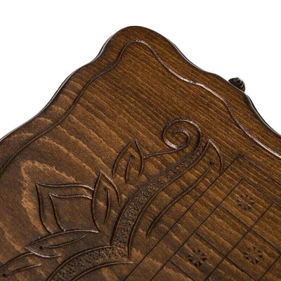 Нарды резные Тигр с ручкой средние, Haleyan