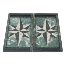 Нарды Звезда змеевик гранит