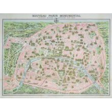 Пазл Карта Парижа 1910 год (1000 элементов)