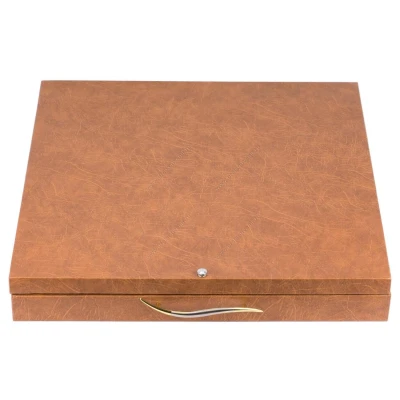 Шахматы Камелот бронза креноид змеевик 400х400 мм