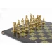 Шахматы Камелот бронза змеевик 400х400 мм