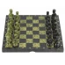 Шахматы камень змеевик доска 40х40 см