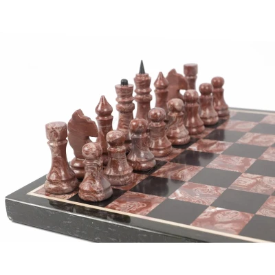 Шахматы лемезит змеевик 40х40 см