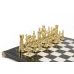 Шахматы Римские бронза мрамор 40х40 см