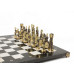 Шахматы Римские бронза мрамор 40х40 см