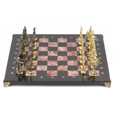 Шахматы Русские бронза креноид 40х40 см