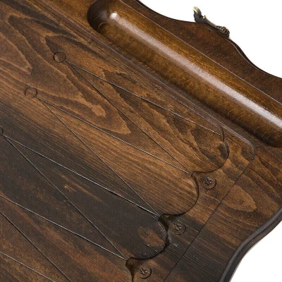 Нарды резные Бесконечность 2 с ручкой большие, Haleyan