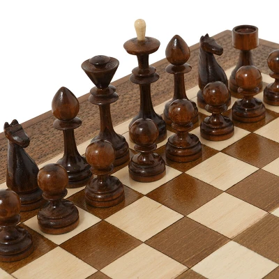 Шахматы + нарды резные 40, Haleyan