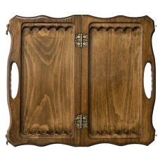 Шахматы + нарды резные c Араратом 40 с ручкой, Haleyan