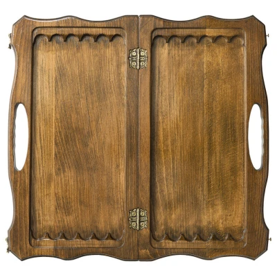 Шахматы + нарды резные c Араратом 50 с ручкой, Haleyan