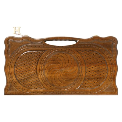 Нарды резные Бесконечность с ручкой, Haleyan