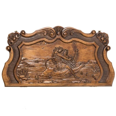 Нарды резные Битва со Львом, Haleyan