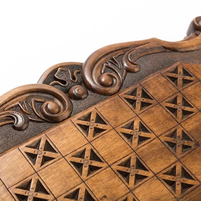 Нарды резные Битва со Львом, Haleyan