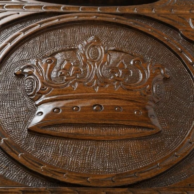 Нарды резные Корона с ручкой, Haleyan