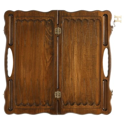 Нарды резные Корона с ручкой, Haleyan