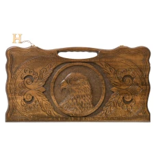 Нарды резные Орел с ручкой, Haleyan