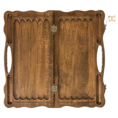 Нарды резные Орел с ручкой, Haleyan