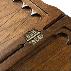 Нарды резные Самсон с ручкой, Haleyan