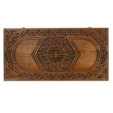 Нарды резные Шестигранный Узор, Haleyan