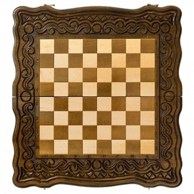 Шахматы + нарды резные Бриз 60, Haleyan