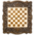 Шахматы + нарды резные Корона 40, Haleyan