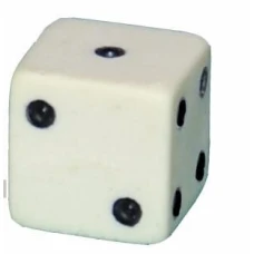 Кости игральные из слоновой кости 10 мм, 1 шт (аналог)