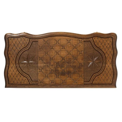 Нарды резные Лев с Добычей, Mirzoyan