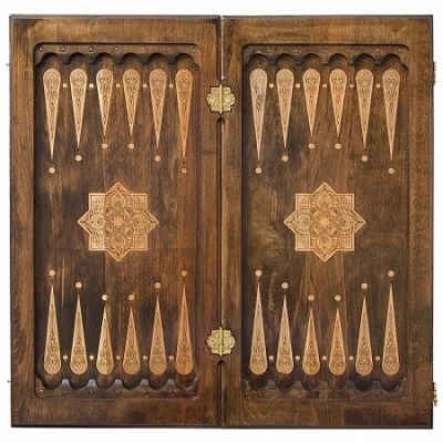 Нарды резные Золотой Узор 1, Mirzoyan