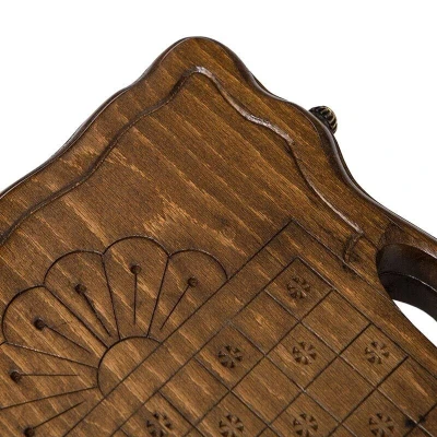 Нарды резные Корона с ручкой мини, Haleyan