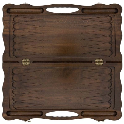 Нарды резные Охота, с ручкой, Haleyan