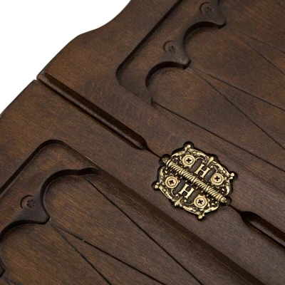 Нарды резные Охота, с ручкой, Haleyan