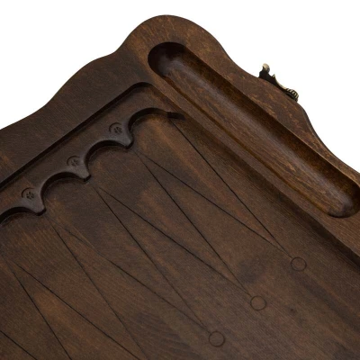 Нарды резные Охота, с ручкой, Haleyan