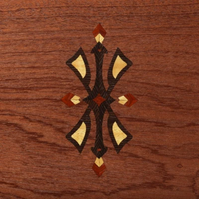 Нарды Корона элит из красного дерева