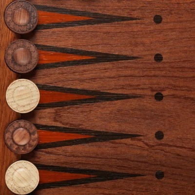 Нарды Корона элит из красного дерева