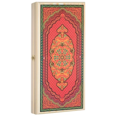 Нарды+Шашки Красный узор малые