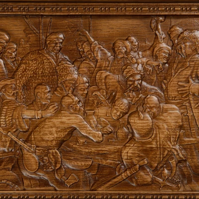 Нарды Казаки Пишут Письмо дуб