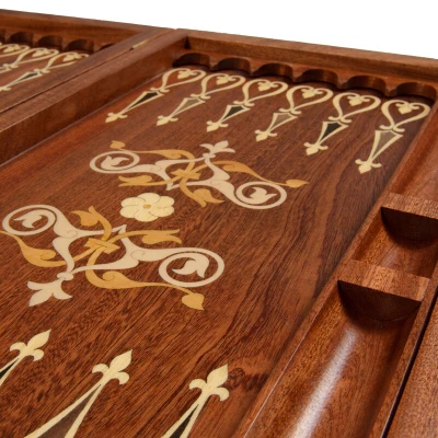 Нарды  Орнамент махагон