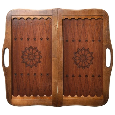 Нарды Кожаные Питон средние с ручкой