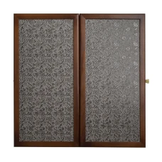 Нарды Кожаные Серебро средние