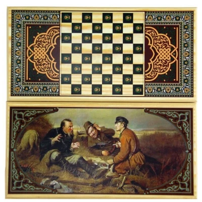 Нарды + Шашки Охотники на Привале большие