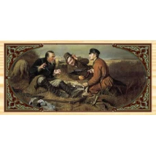 Нарды + Шашки Охотники на Привале малые 40 см