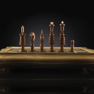 Шахматы Барлейкорн Светлые