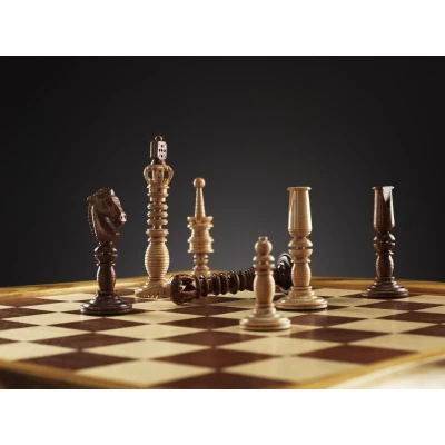 Шахматы Калверт из черешни