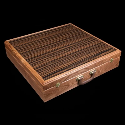 Шахматы Стаунтон Люкс (амарант/самшит), ограниченная серия