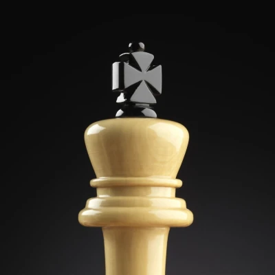 Шахматы Стаунтон Люкс Мини (венге/самшит)