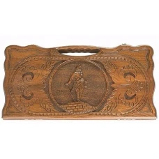 Нарды резные Петр 1 с ручкой, Haleyan